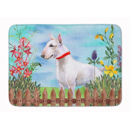 Carolines Treasures Bull Terrier Spring Machine Washable Memory Foam Mat CK1255RUG